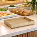 Commercial Wooden Box GN 1/2 325x265x45mm Stackable Storage