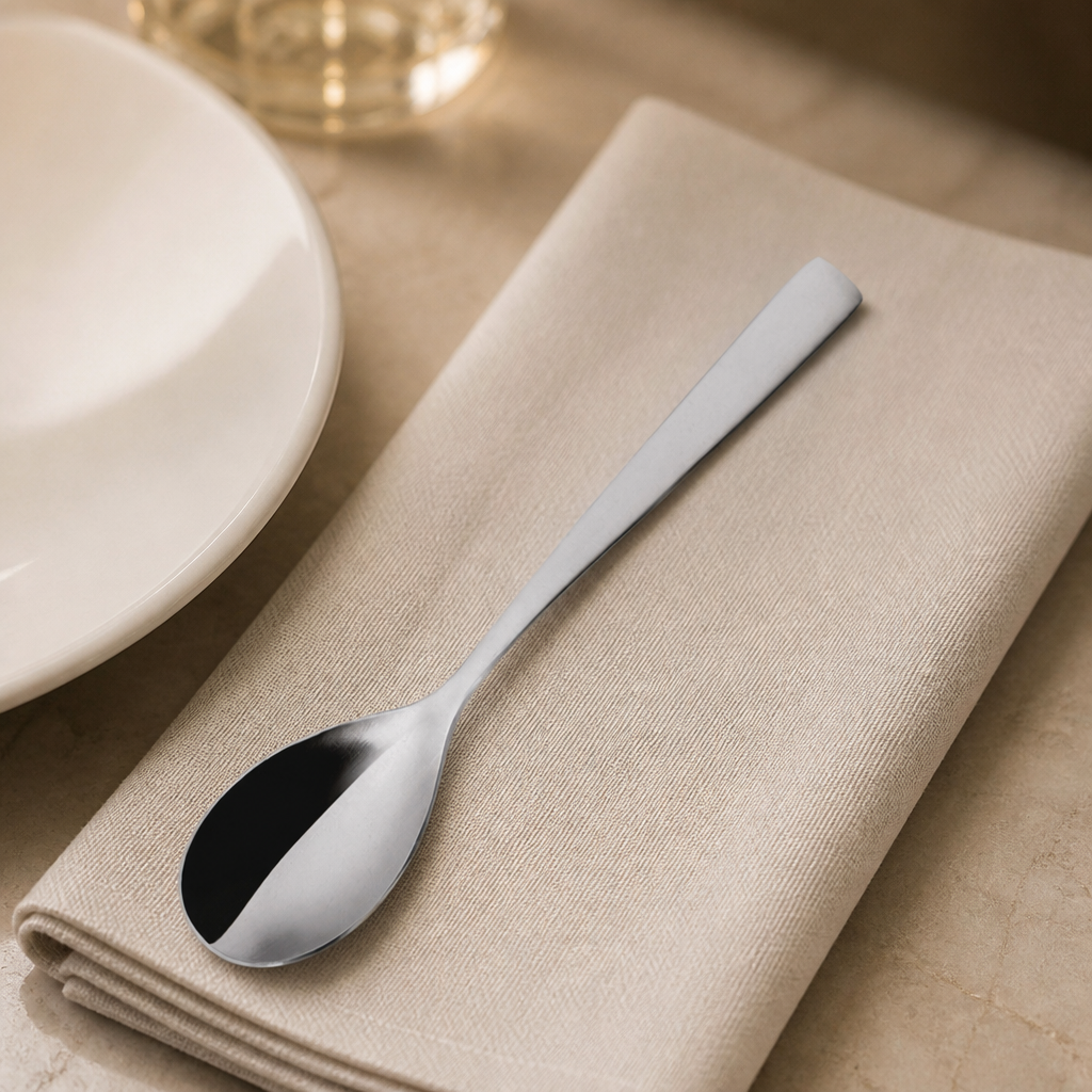 Commercial Stainless Steel Coffee Spoons 12 Pack 140mm