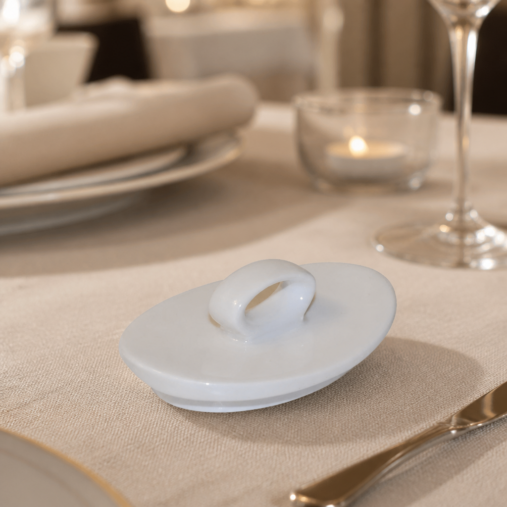 Commercial teapot lids 426ml porcelain 6 pack