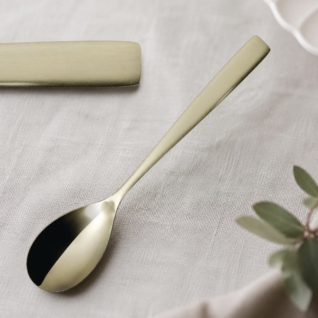 Champagne Dessert Spoons Set of 12 - Commercial Cutlery