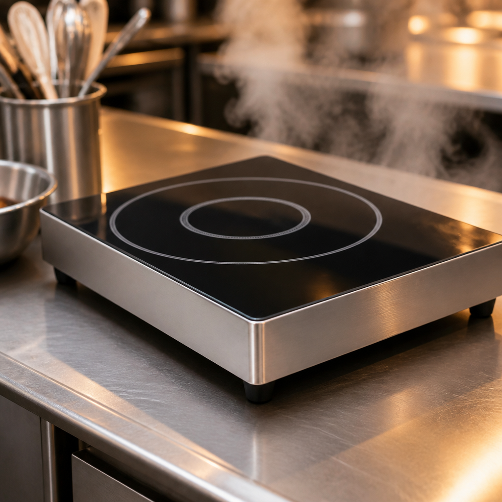 3kW Commercial Touch Control Single Induction Hob