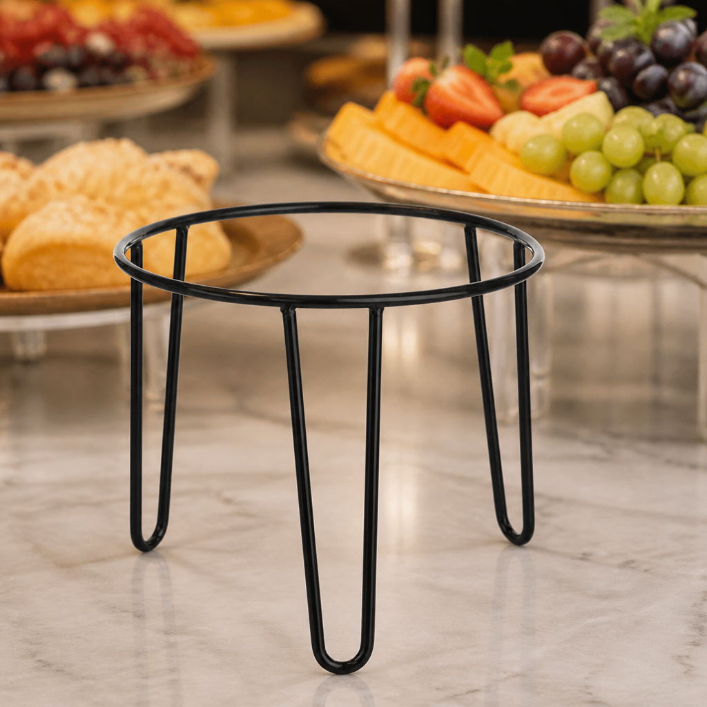 Commercial Display Stand Non-Slip Round Riser 210x180mm