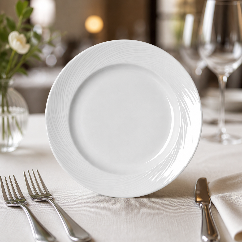 Commercial Porcelain Plates 165mm - 36 Pack