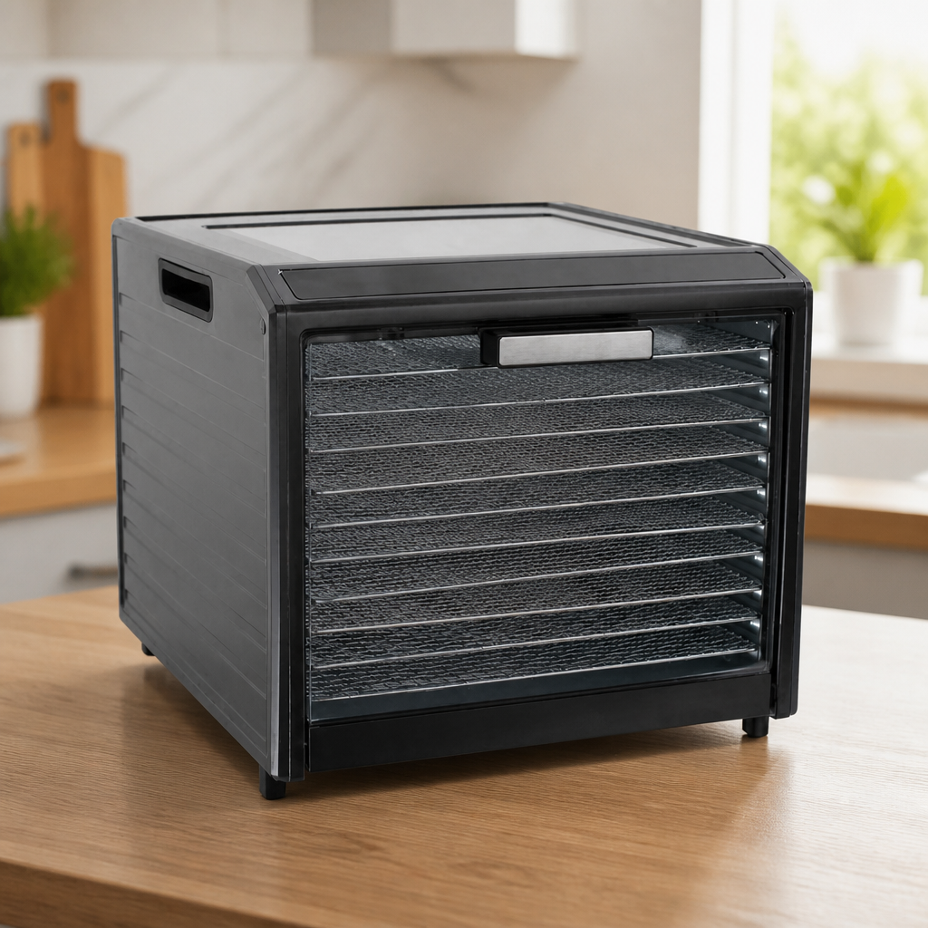 10 Tray Commercial Digital Dehydrator with Clear Viewing Window