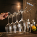Commercial Wine Glass Rack 406mm Chrome Storage Solution
