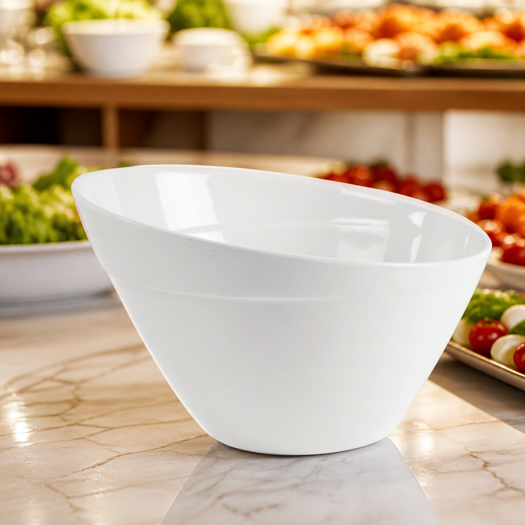 5Ltr Commercial Balance Bowl with Non-Slip Rubber Feet