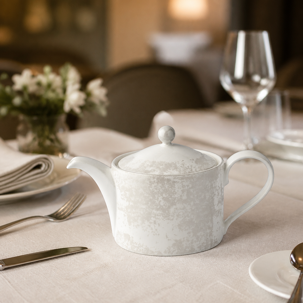 500ml Crushed Velvet Teapot for commercial catering