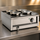 Commercial 4 Pot Bain Marie 600 Series Countertop Unit