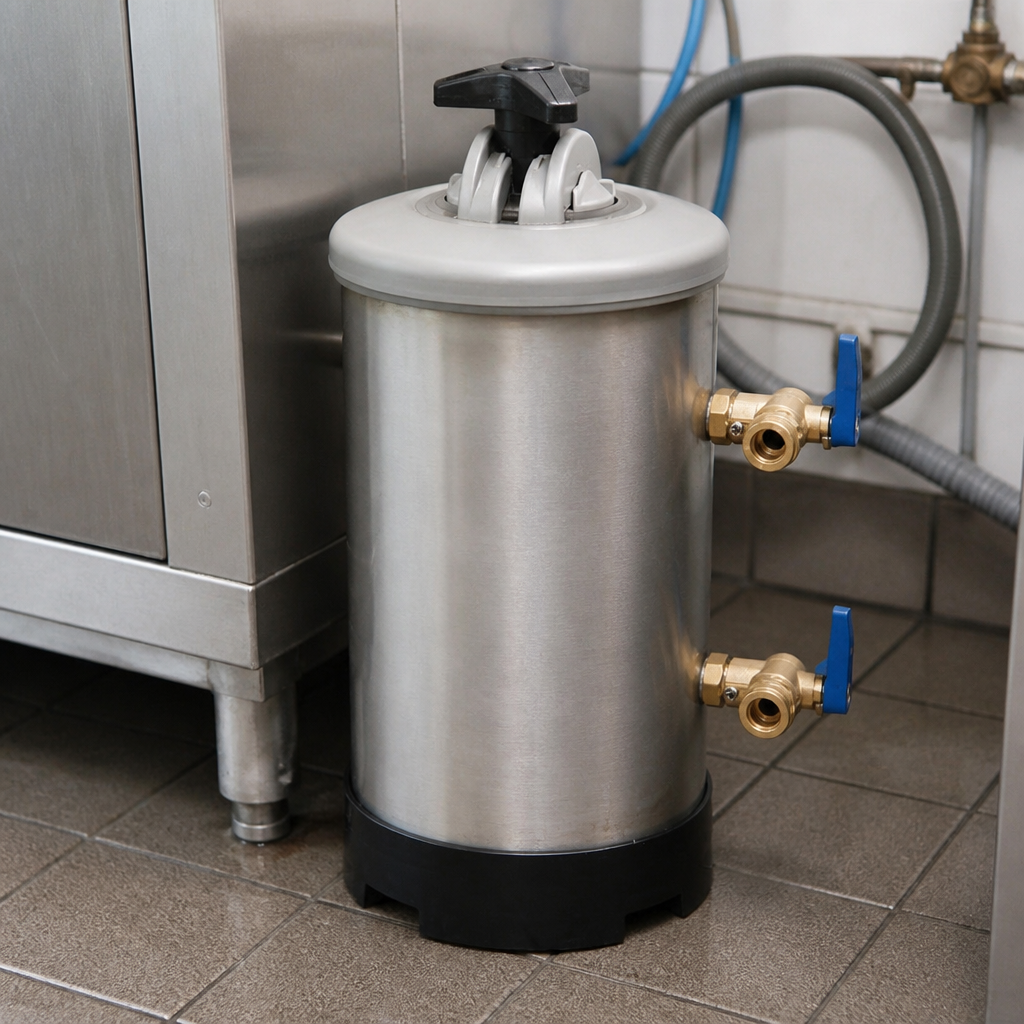 8L External Water Softener for commercial warewashing systems