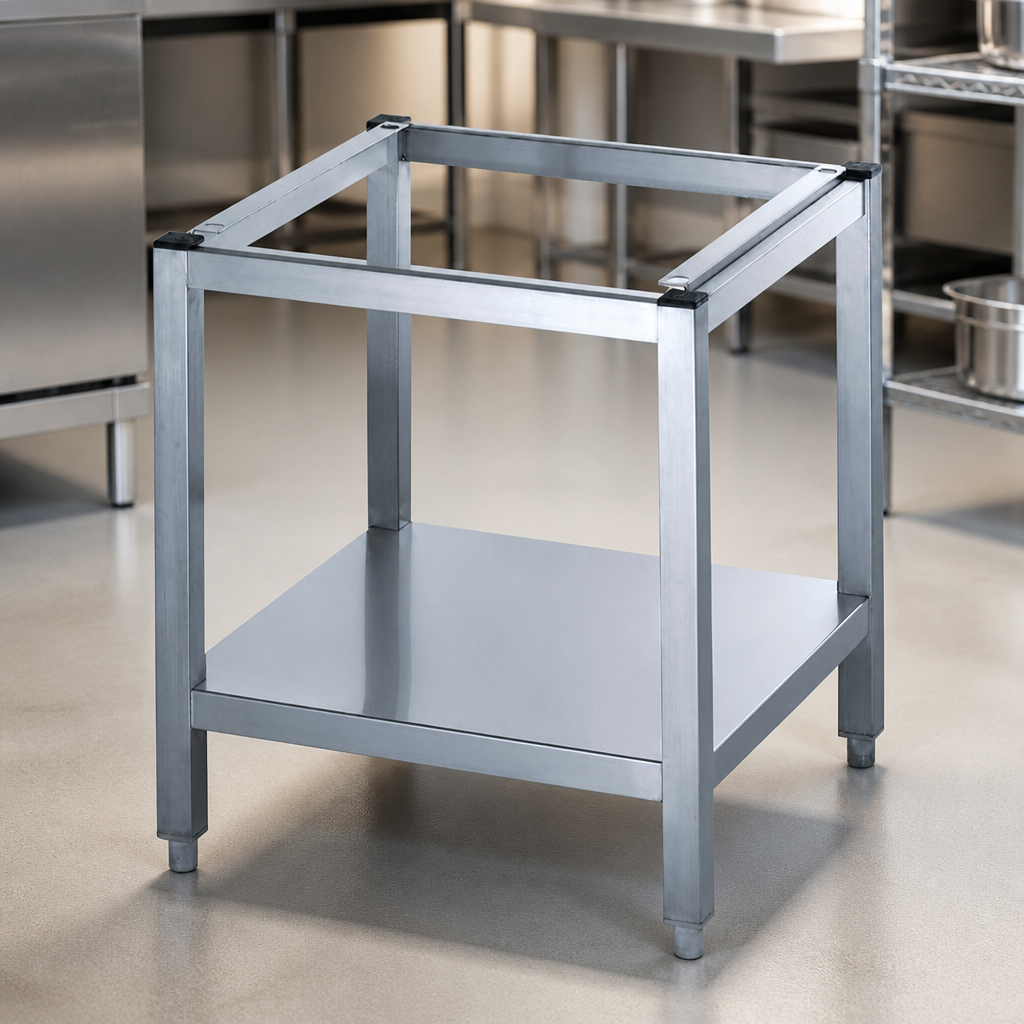 Commercial Stainless Steel Stand for Countertop Units 600mm