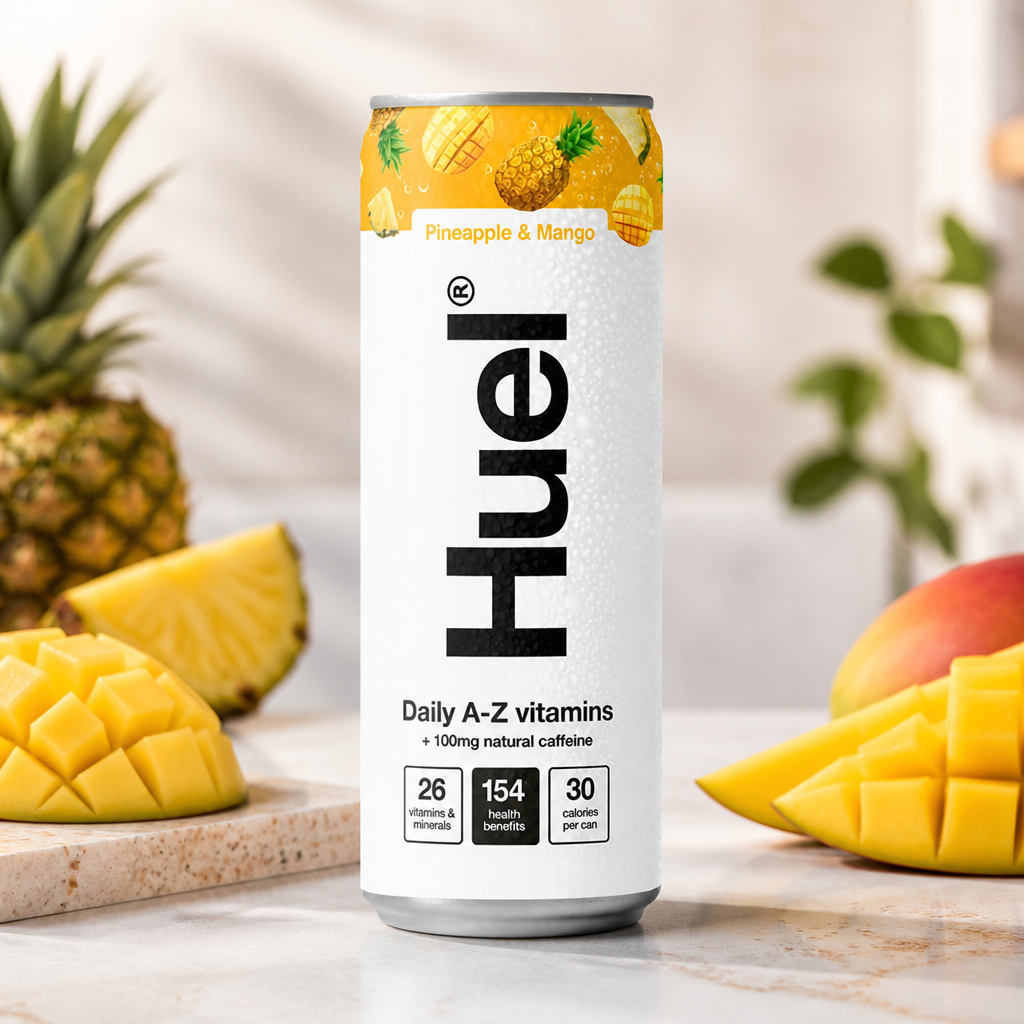 Commercial Vitamin Drink - Pineapple Mango - 12 Pack Cans