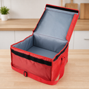 Commercial Nylon Insulated Food Delivery Bag with Display Window