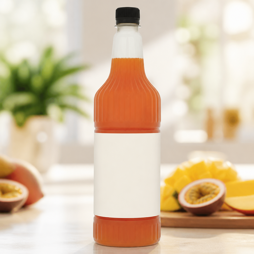 Commercial Tropical Syrup 1L - Vegan Gluten-Free Beverage Mix
