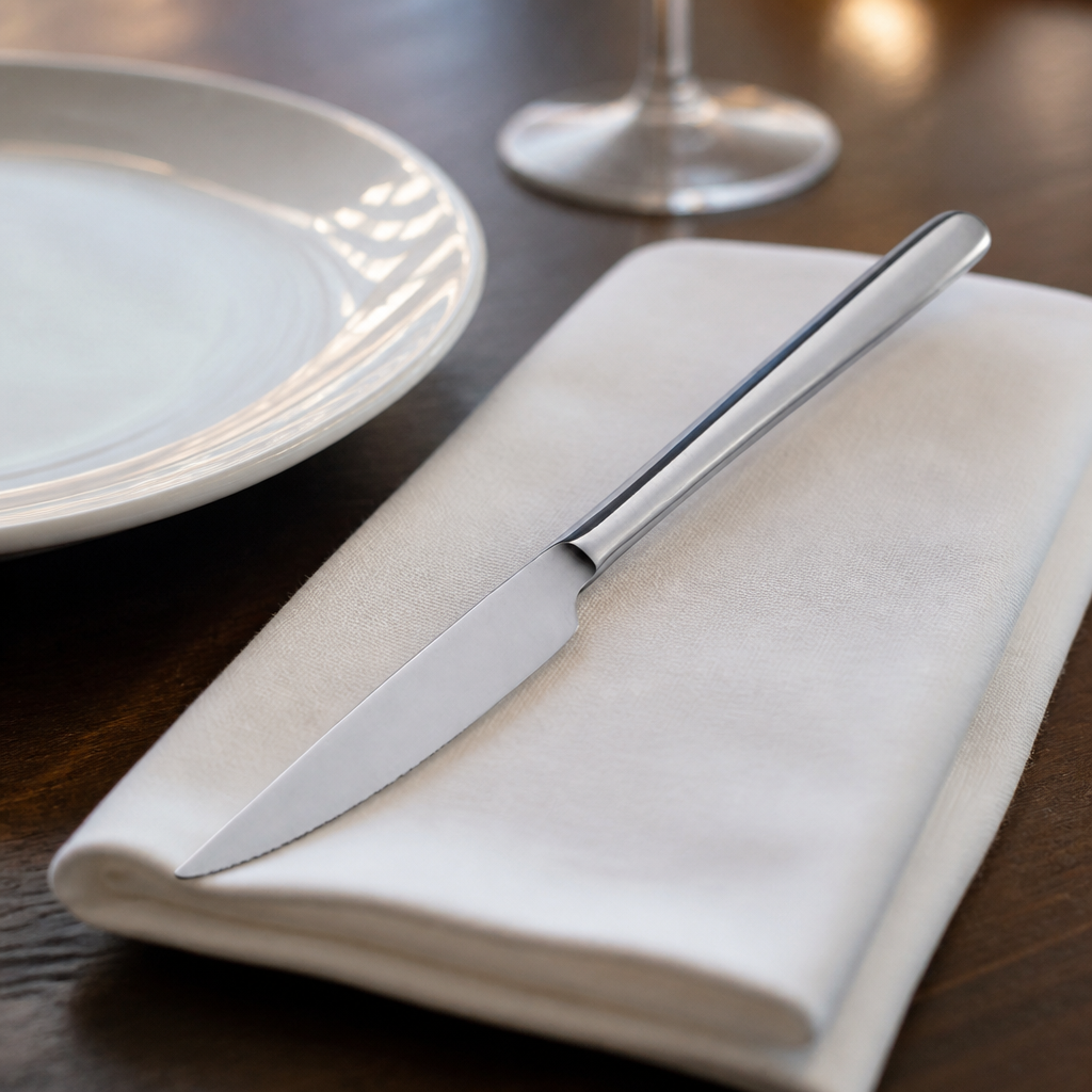 Commercial Steak Knife Set 12 Pack Monobloc Stainless Steel
