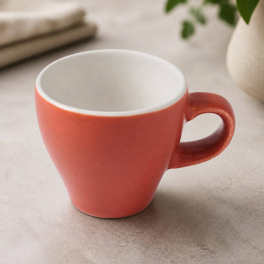Commercial Tulip Cups Paprika 100ml - 12 Pack Ceramic Cups