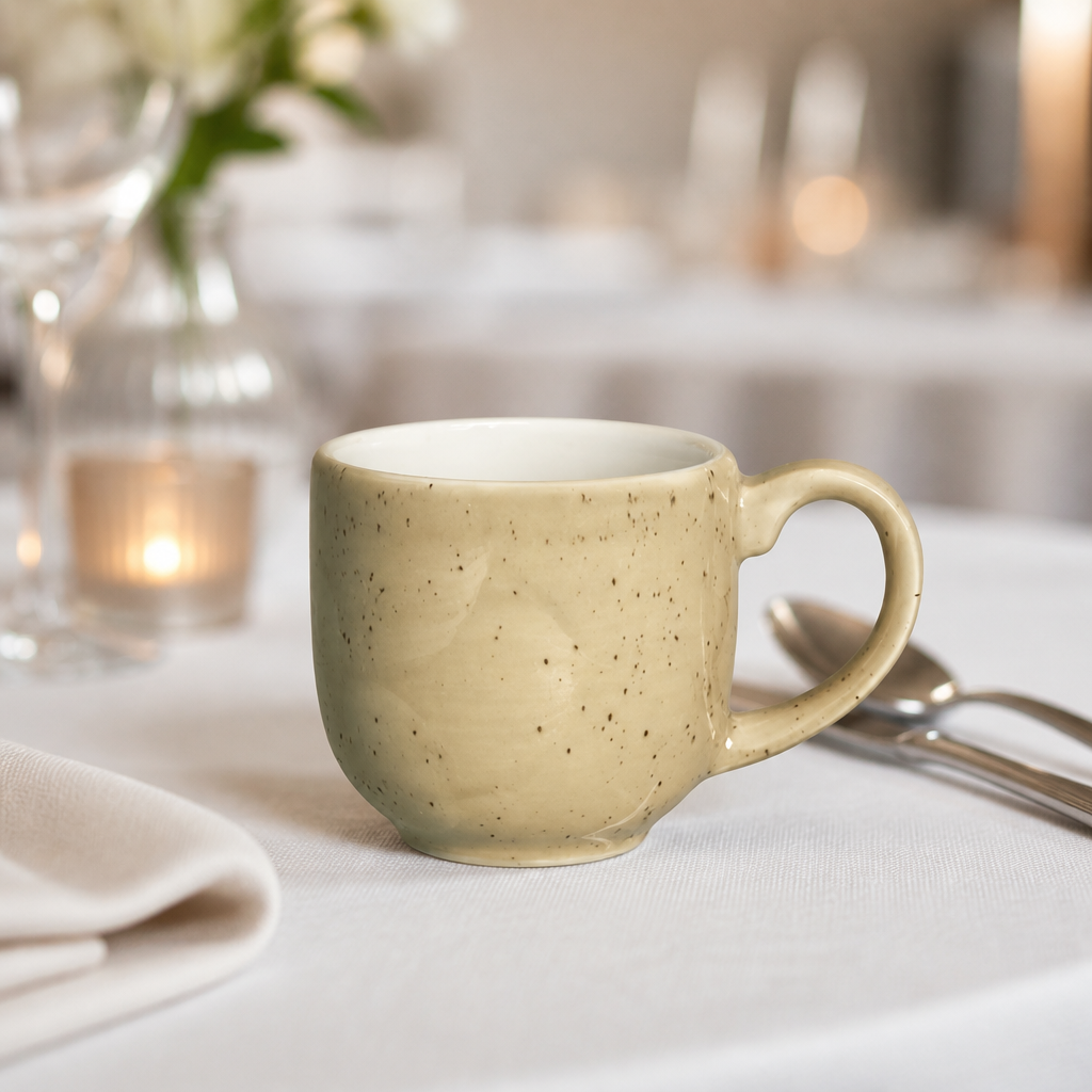 Set of 12 Commercial Dijon Mugs 114ml for tableware