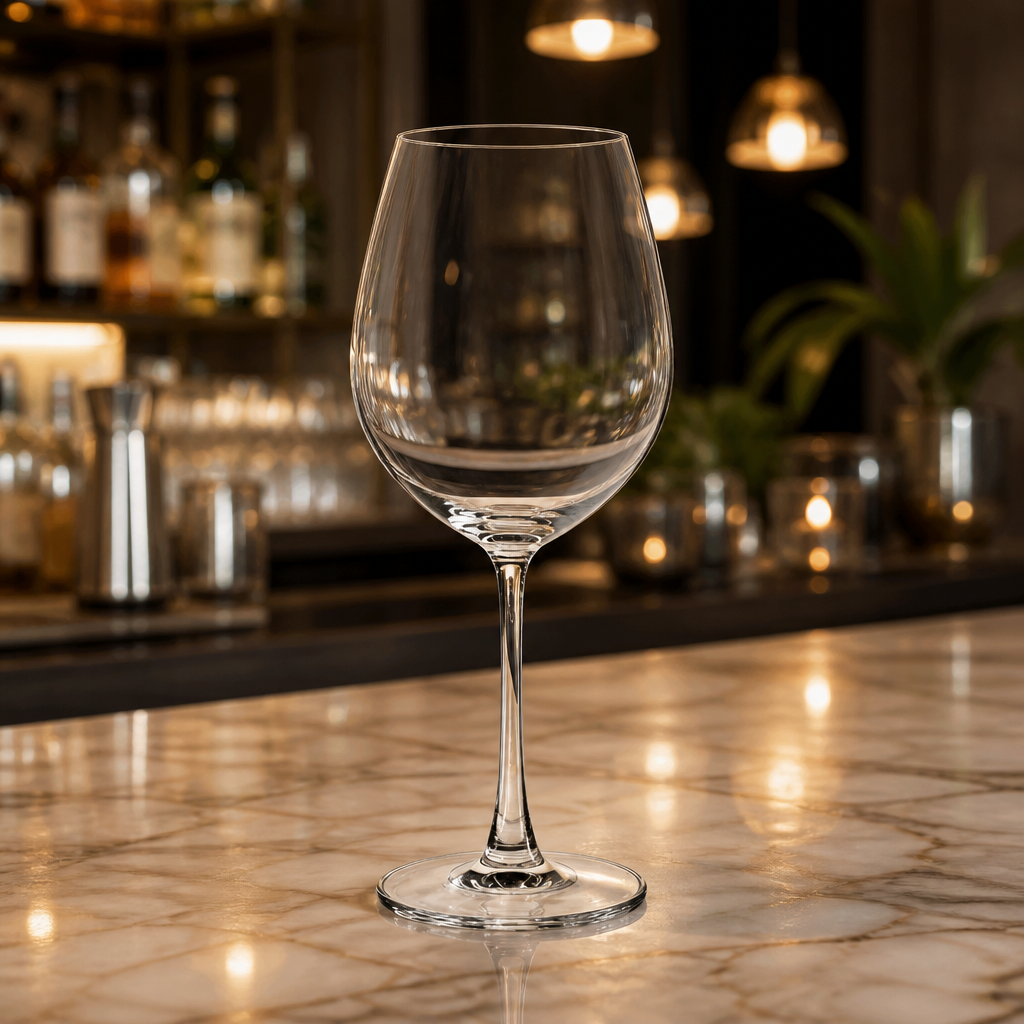 600ml Commercial Wine Glasses - 6 Pack Elegant Drinkware