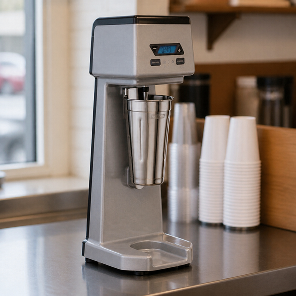 Heavy Duty Single Spindle Milkshake Maker with Timer 375W