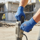 Premium Fingerless Polycotton Glove with VEP Padding for Enhanced Impact Protection