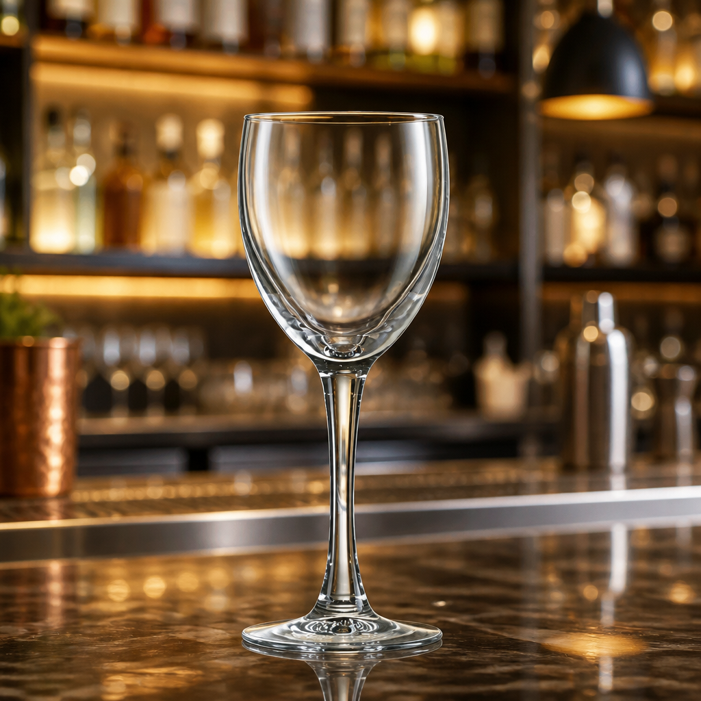Commercial Toughened Wine Glasses 230ml CE Marked 48 Pack