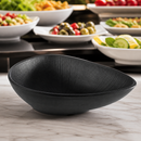 Commercial Melamine Bowl 1Ltr Black 280x220mm Dishwasher Safe