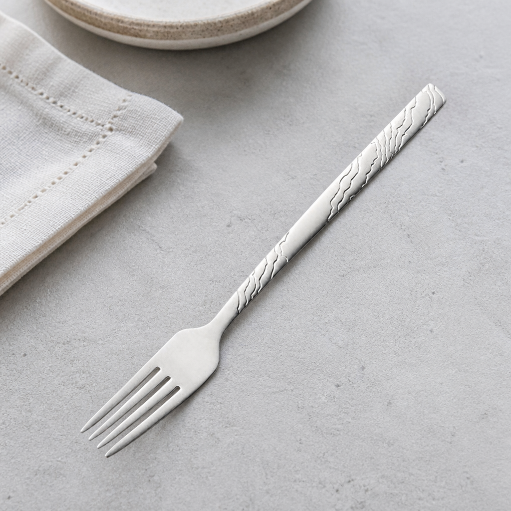 Commercial Stainless Steel Cake Forks - 12 Pack
