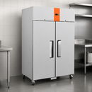 Commercial Double Door Upright Freezer 1200Ltr Stainless Steel