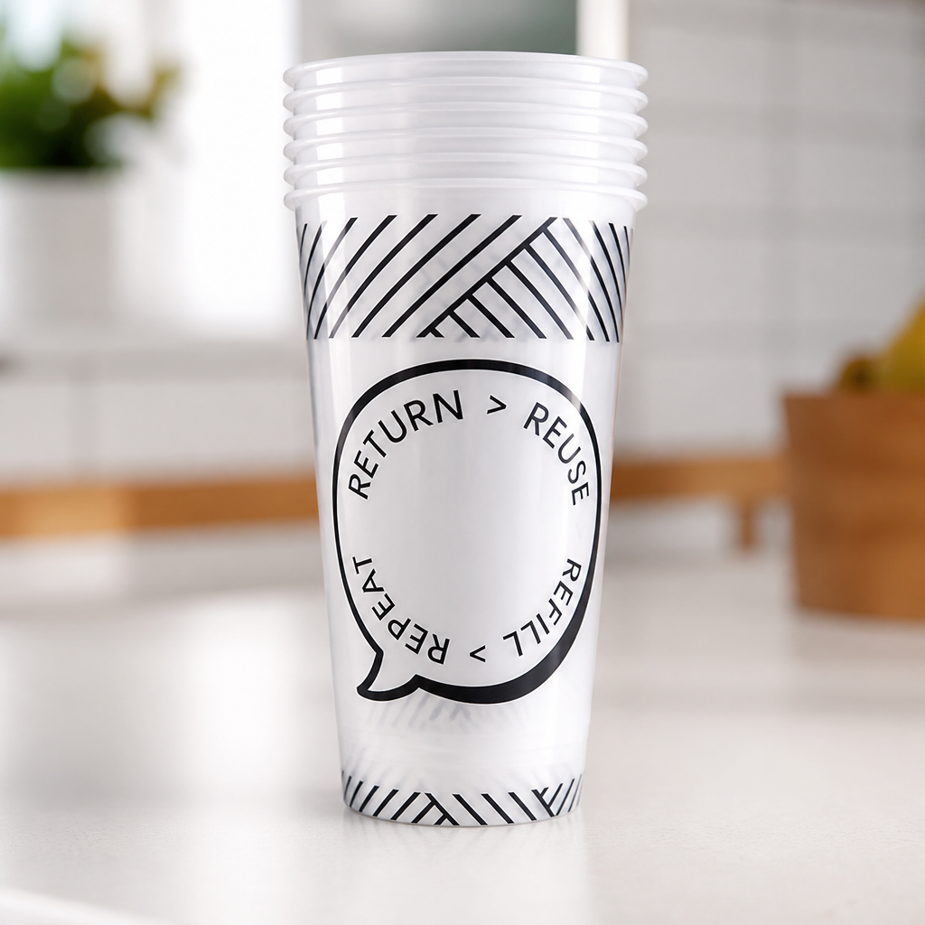 Reusable Commercial Event Cups 570ml 120 Pack Dishwasher Safe