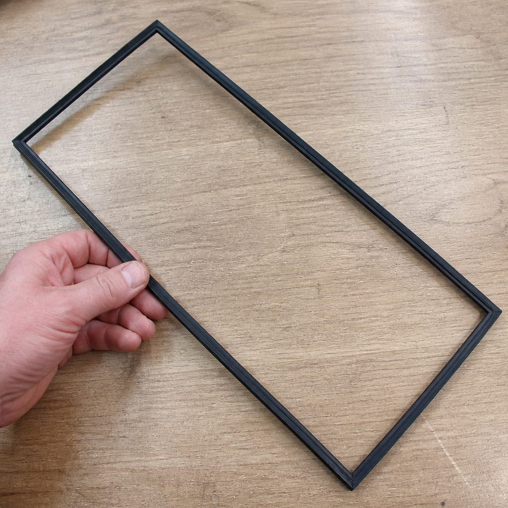 Commercial replacement door for upright beer fridge