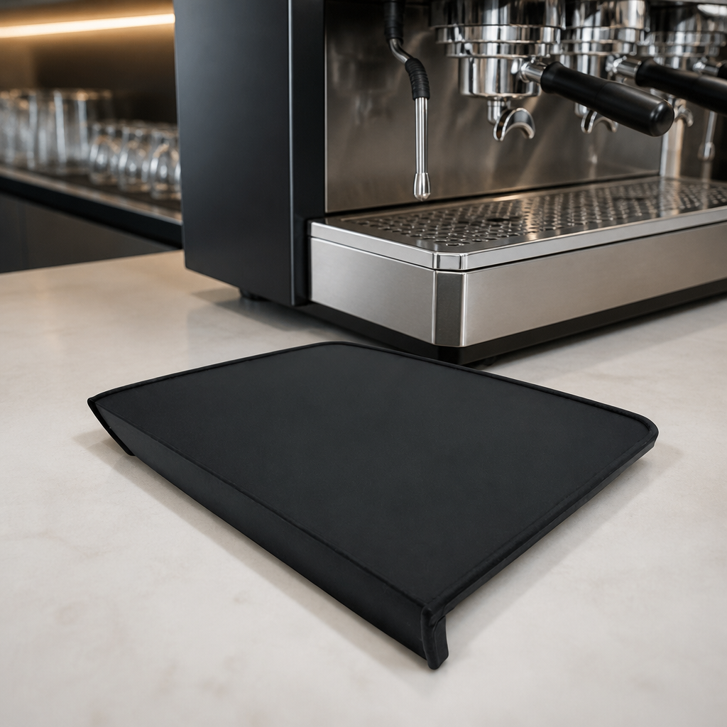 Commercial Coffee Tamping Mat Non-Slip Silicone 20x15cm