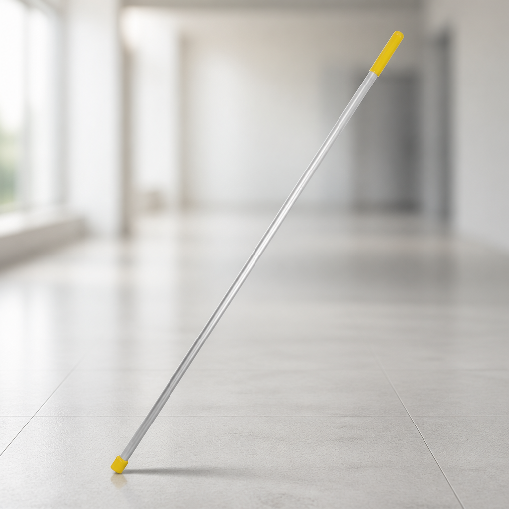 Colour Coded Interchangeable Handle Yellow 1370mm for cleaning