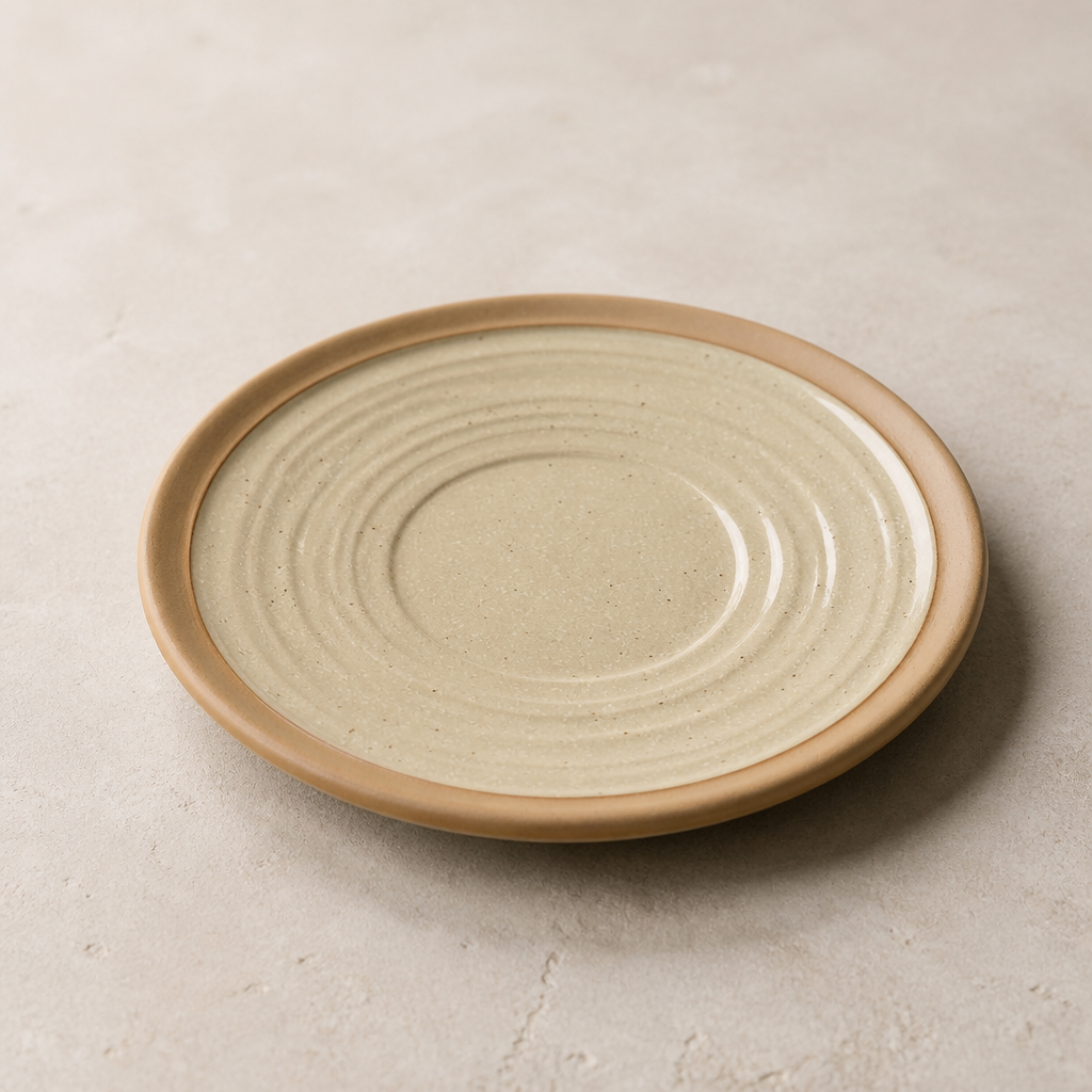 Commercial Stoneware Saucers 165mm for Tabletop Displays