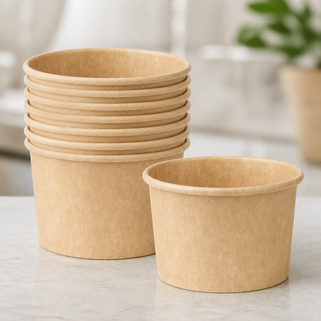 50ml Recyclable Condiment Pots - 1000 Pack for commercial use