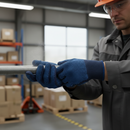 Professional Thermal Glove with Dotted Palm for Enhanced Grip in Food Processing Applications