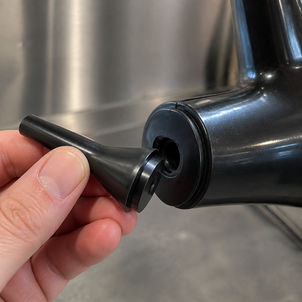 Commercial stick blender strain relief rubber part 108mm height