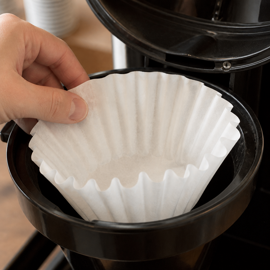 Commercial coffee filter papers 300x170 mm for coffee machines