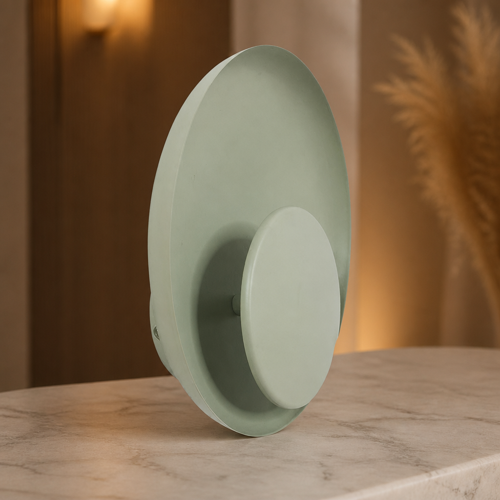 Marsi Indoor Wall Light in Dusty Green with dimmable feature