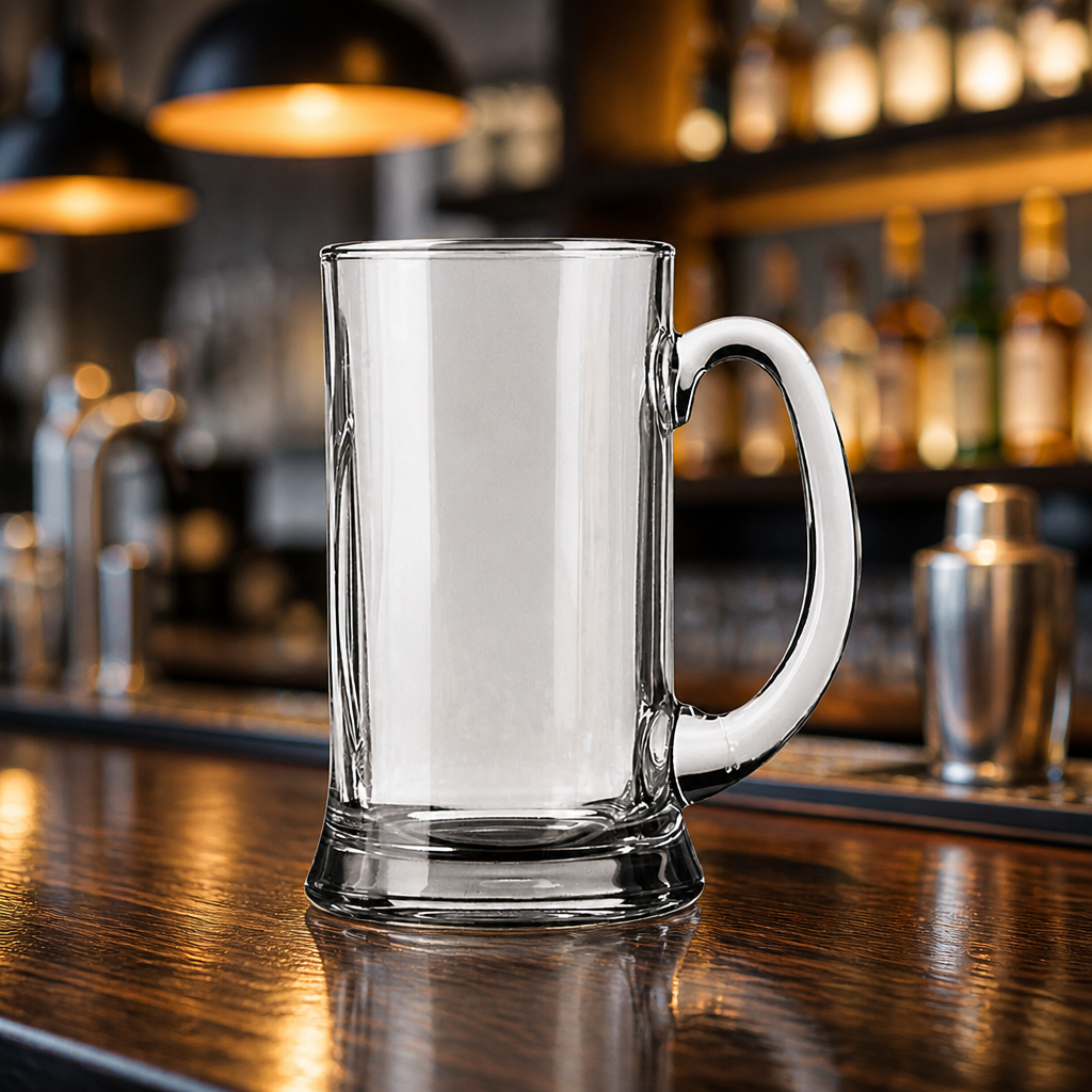 Commercial Glass Tankards 570ml CE Marked 6 Pack