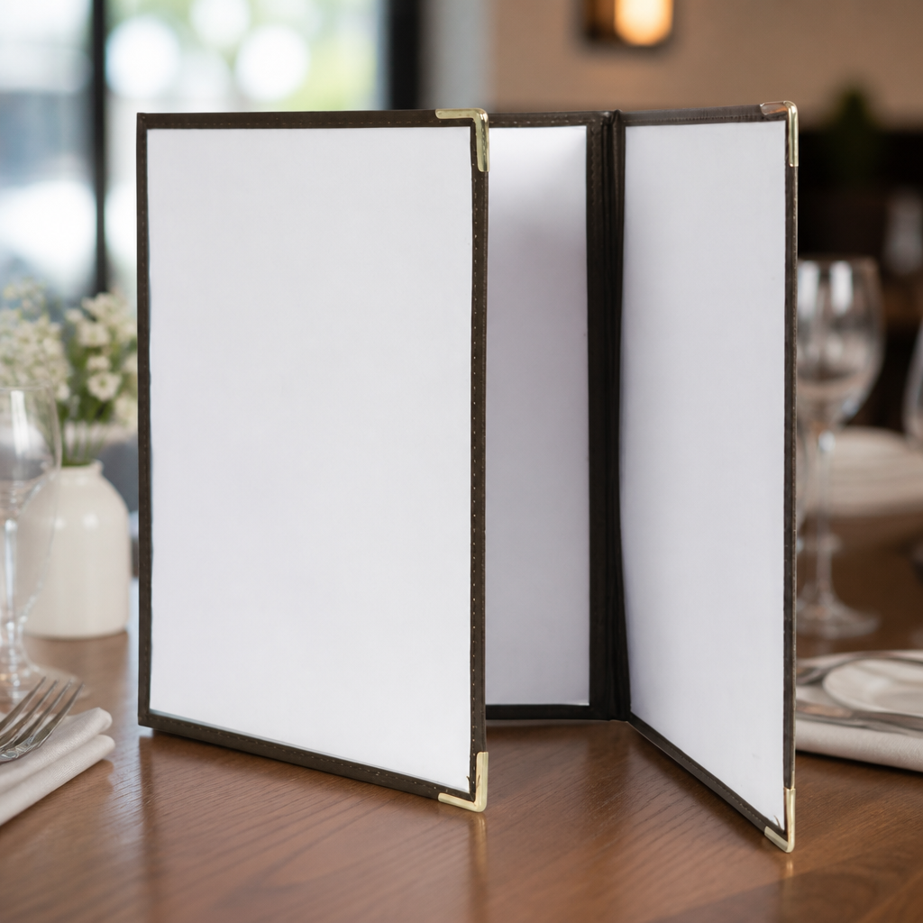Commercial Double-Sided Menu Cover 3 Pack