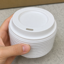Recyclable Coffee Cup Lids 225ml 8oz Disposable 50 Pack