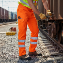Premium High-Visibility Rail Cargo Trouser with Regular Leg - Durable and Comfortable Workwear