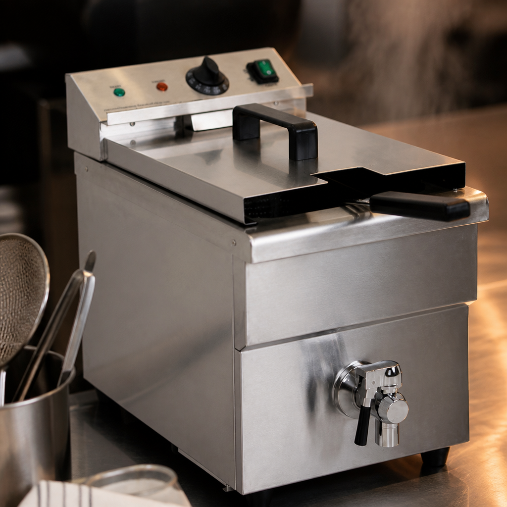 7.5Ltr Commercial Induction Fryer for efficient cooking