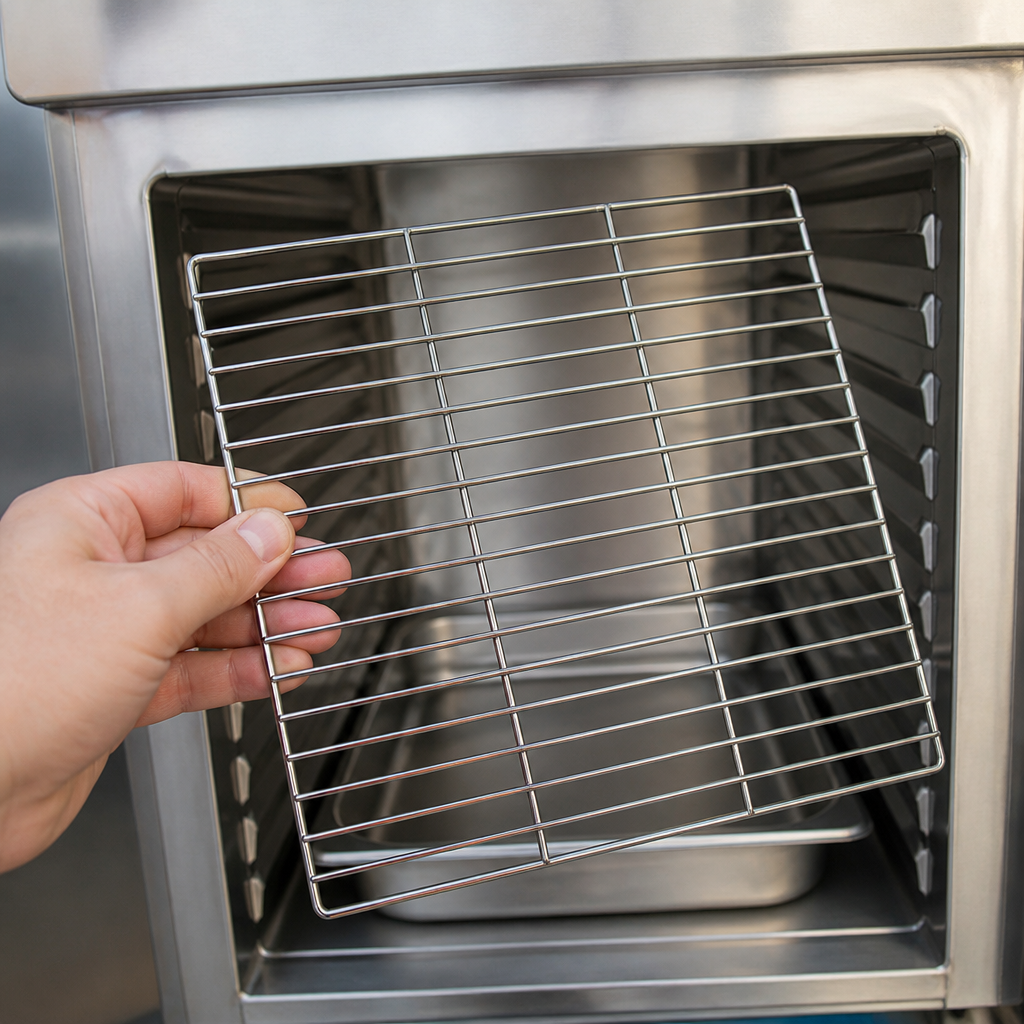 Commercial grilling net for double door plate warmer 538mm