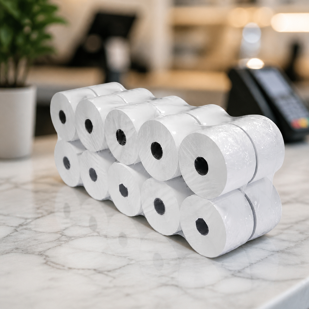 Commercial PDQ Thermal Till Rolls 57x39mm 20 Pack