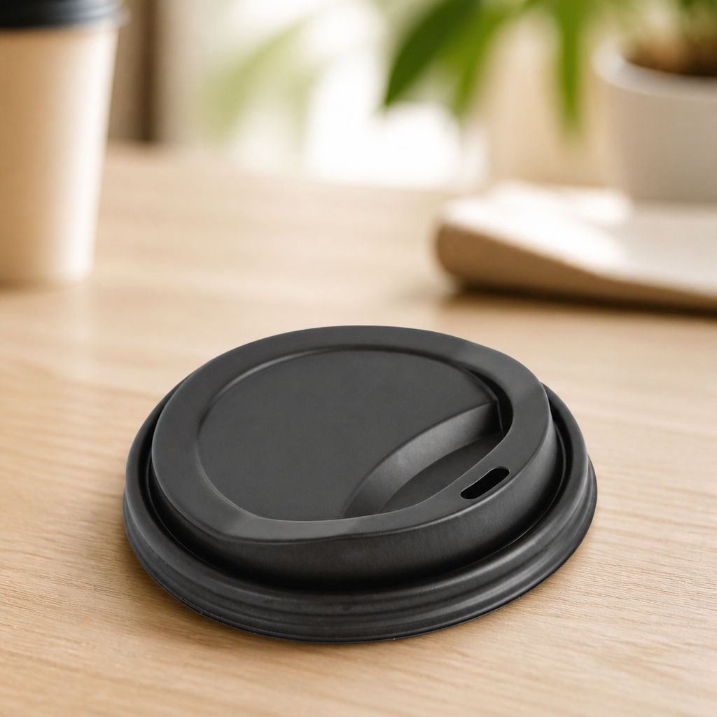 Compostable Coffee Cup Lids 340ml Eco Friendly Disposables 1000 Pack