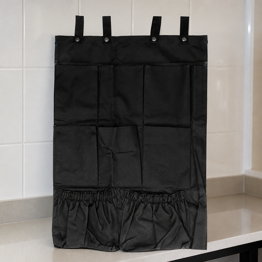 Commercial Cleaning Trolley Organiser Pocket Fabric 660mm