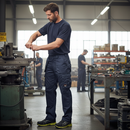 Professional Stretch Cargo Trousers with Ripstop Reinforcement, Ergonomic Fit and Durable Construction in Navy - Sizes 28-52