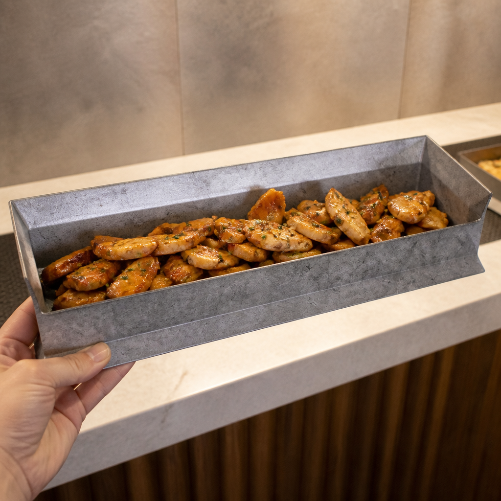 Commercial Melamine Tray GN 2/4 for food presentation