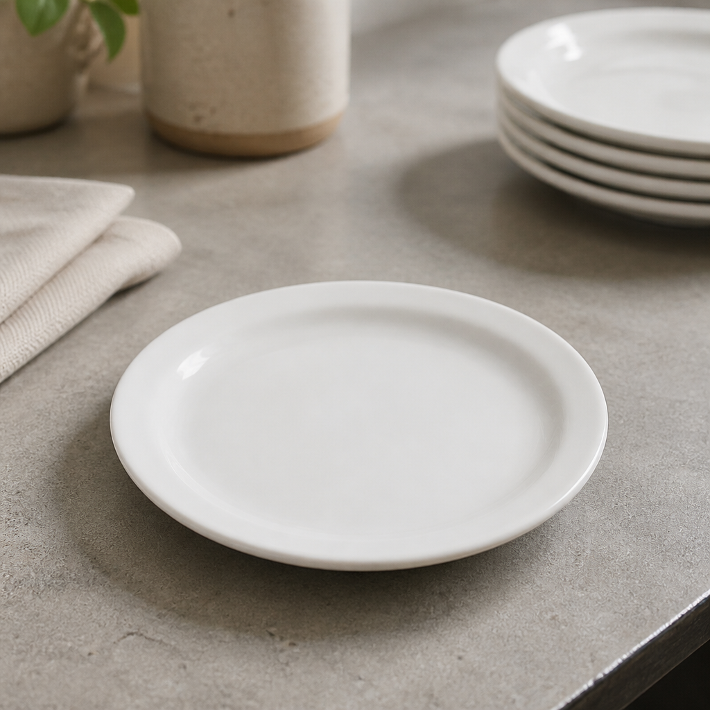 Commercial Narrow Rimmed Plates 160mm - 36 Pack
