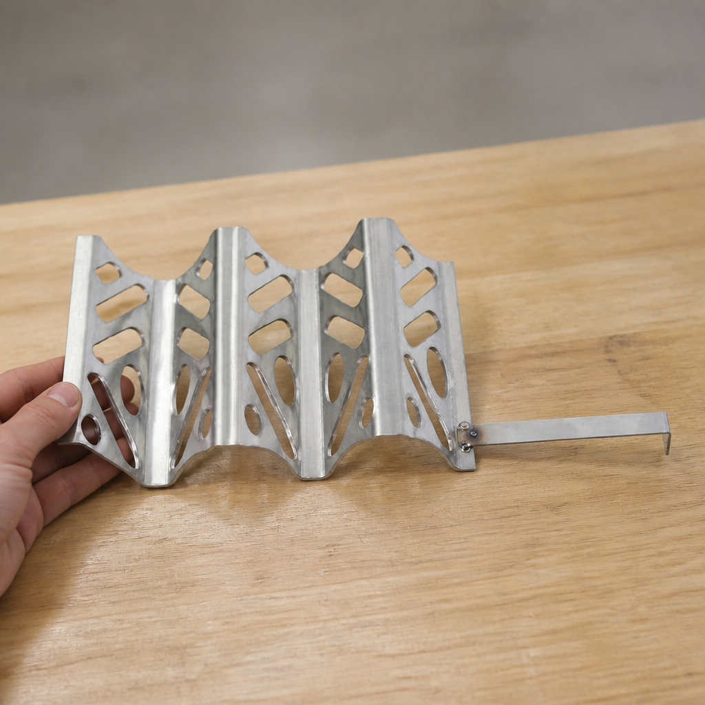 Commercial Fryer Removable Baffle Stainless Steel 131mm High